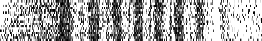 Spikes during the instructed cycling task raster